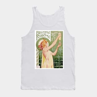 Absinthe Robette 1896 Vintage Poster Restored Tank Top